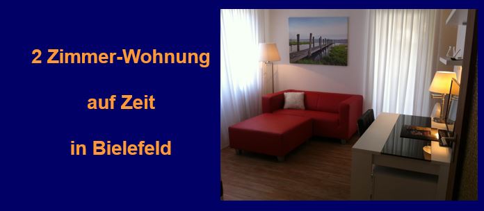 2-Zimmer Apartments in Bielefeld, möbliert und bezahlbar
