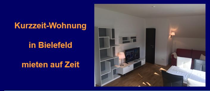 Kurzzeit-Wohnung in Bielefeld - Senne preiswert mieten.